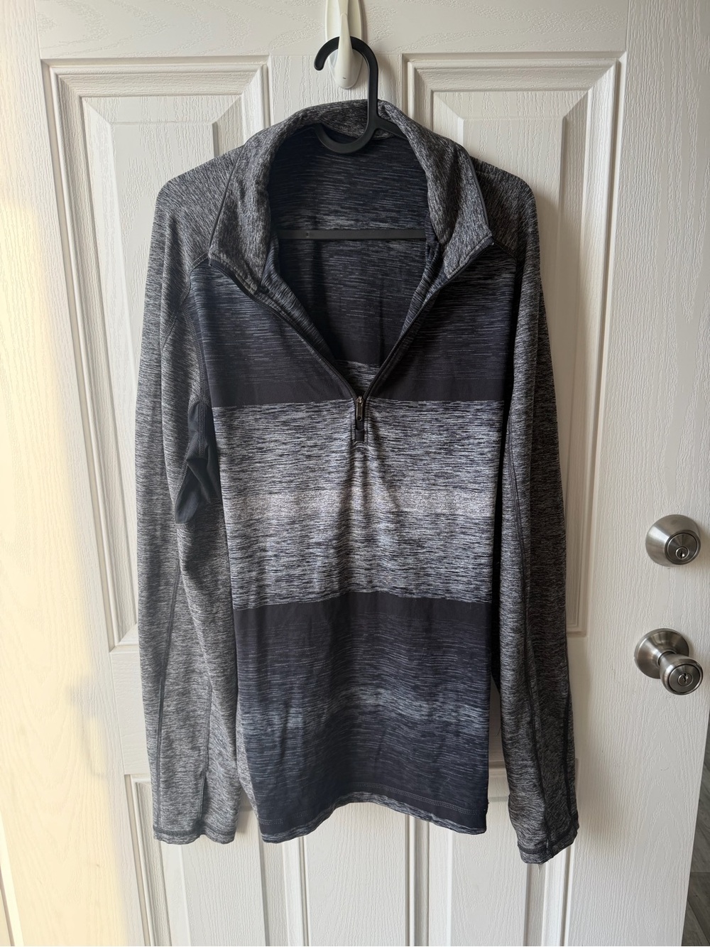 Lululemon Grey Quarter-Zip Pullover Sweater